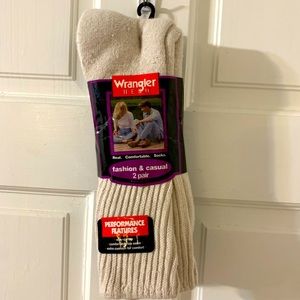 NWT Vintage ‘90s Wrangler Hero Black Natural Men’s Socks